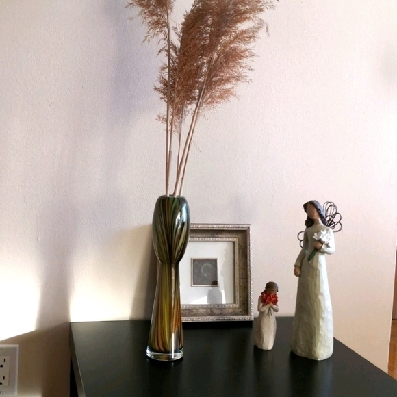 𝅺vintage Decorative Glass vase - Picture 2 of 4